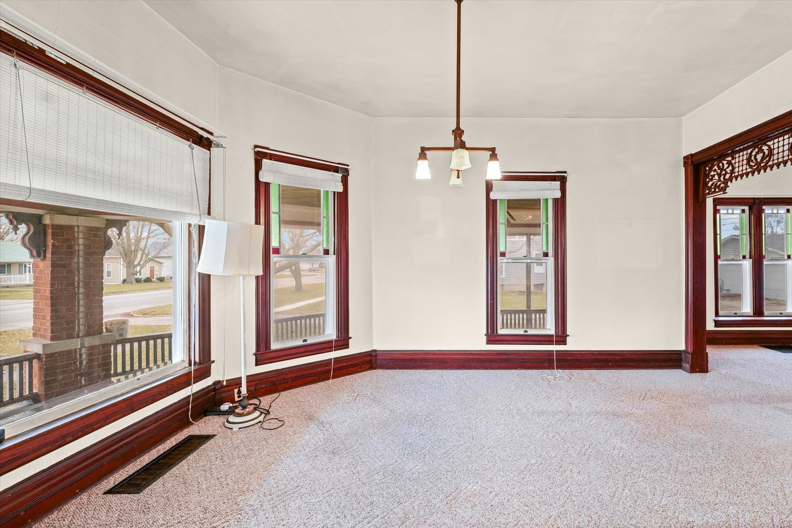 310 North Main Street Homer, IL 61849 - Photo 7 of 25 a view of an empty room with glass door