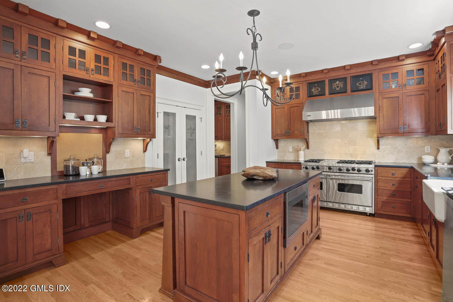 434 Cognewaugh Road Cos Cob, CT 06807 - Photo 14 of 47 a kitchen with stainless steel appliances granite countertop a stove and a sink