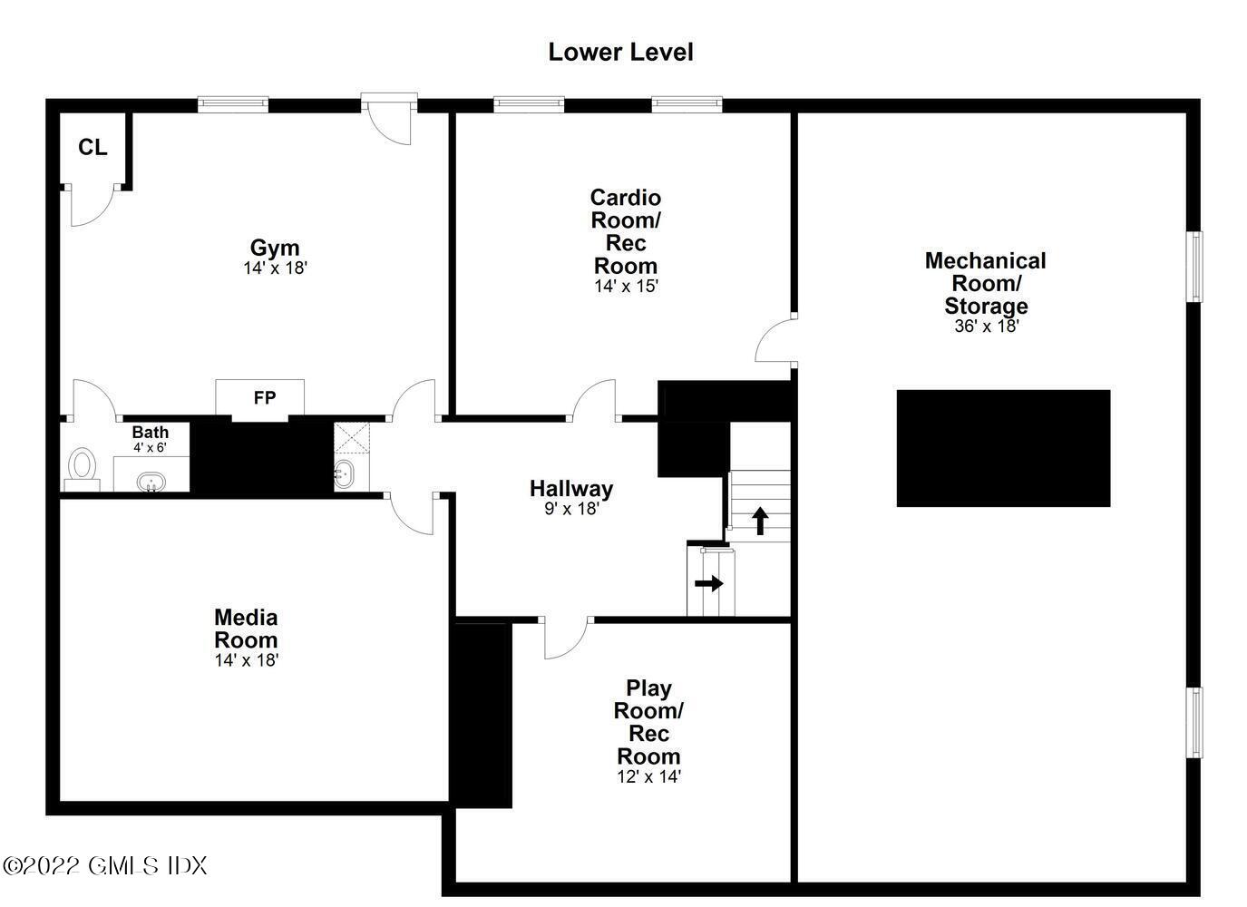 434 Cognewaugh Road Cos Cob, CT 06807 - Photo 47 of 47 a picture of a floor plan