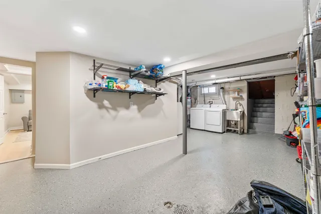 a view of a storage & utility room