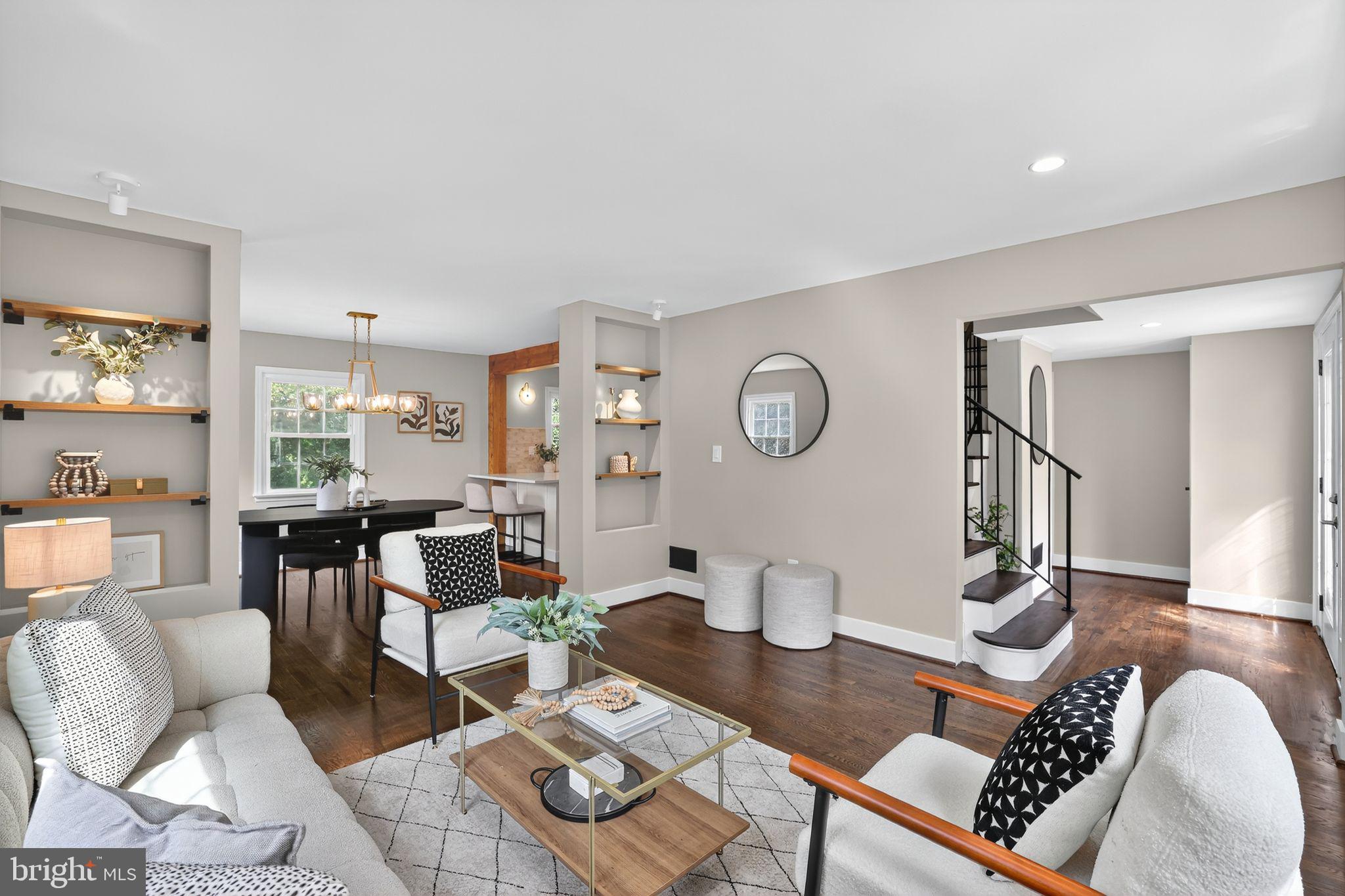 3428 Beret Lane Silver Spring, MD 20906 - Photo 3 of 33 a living room with furniture and wooden floor
