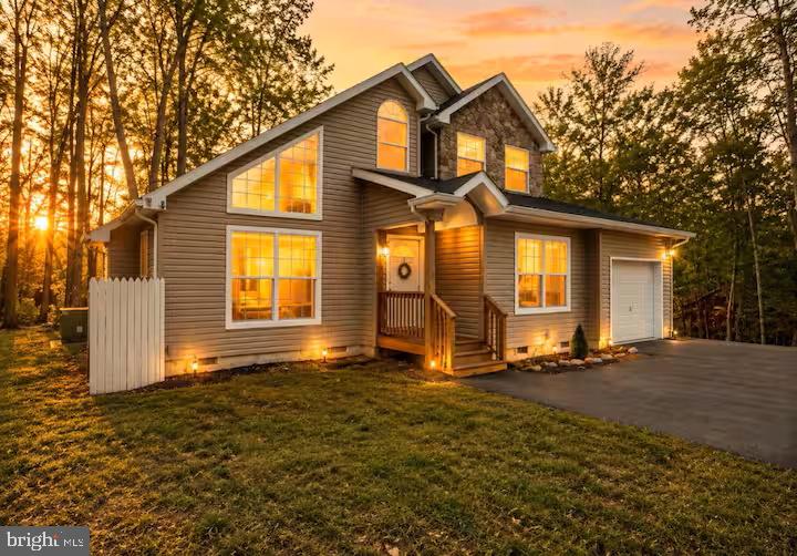 1122 Ranger Trail Pocono Lake, PA 18347 - Photo 39 of 48 Charming home bathed in sunset glow.
