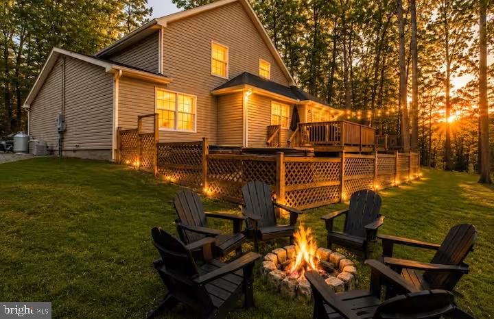 1122 Ranger Trail Pocono Lake, PA 18347 - Photo 40 of 48 Cozy retreat with sunset glow.
