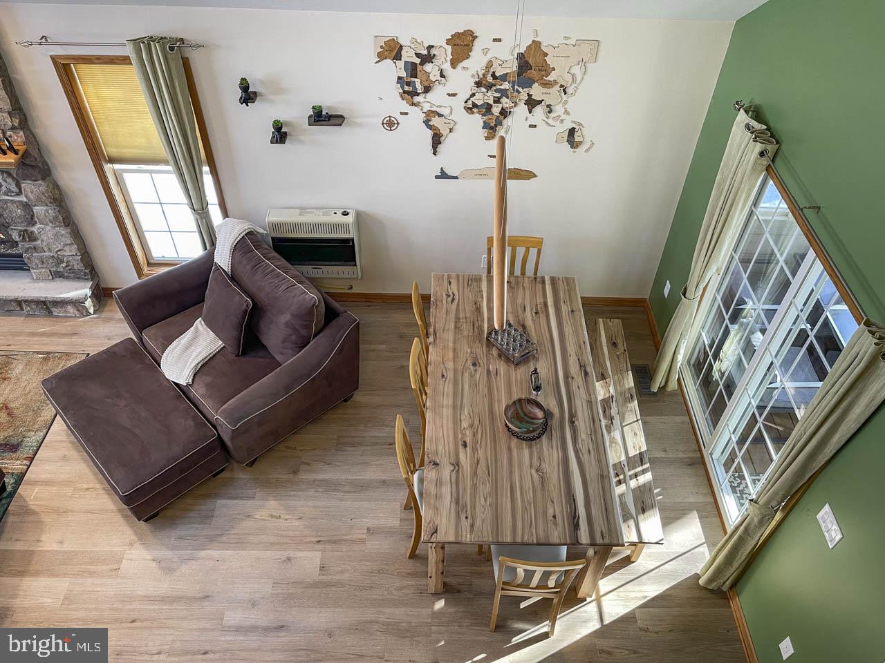 1122 Ranger Trail Pocono Lake, PA 18347 - Photo 4 of 48 Charming dining space with world map art.