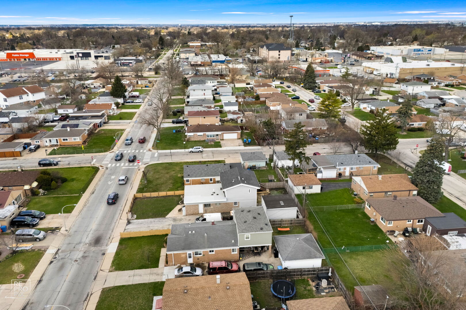 4680 West 83rd Street Chicago, IL 60652 - Photo 19 of 22 an aerial view of residential houses with yard
