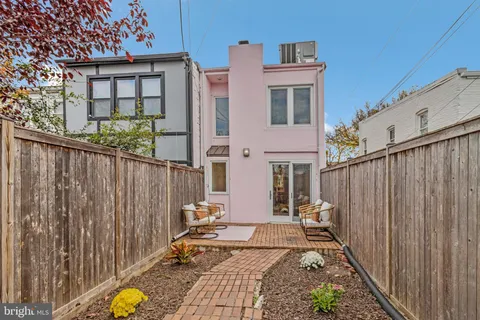 a house view with a backyard space