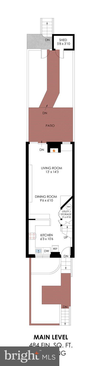 323 17th Street Southeast Washington, DC 20003 - Photo 19 of 20 a view of a living room with a rug