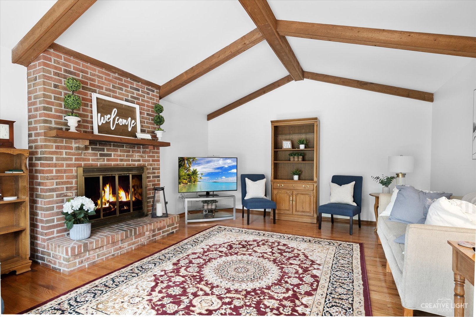 930 Appomattox Circle Naperville, IL 60540 - Photo 10 of 29 a living room with furniture and a fireplace