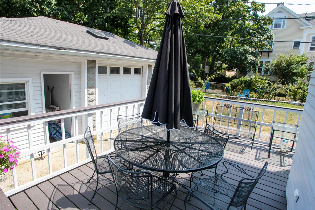 42 Mann Avenue Newport, RI 02840 - Photo 15 of 43 Private back yard deck