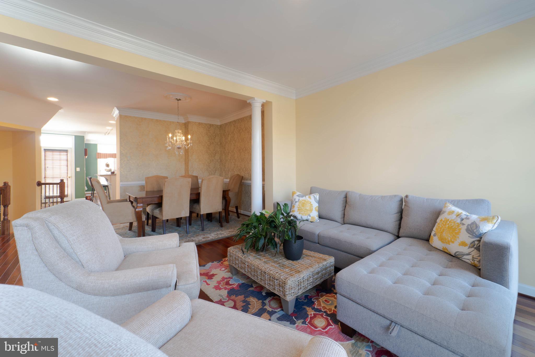 11453 Galliec Street, Unit 40 Fairfax, VA 22030 - Photo 26 of 45 a living room with furniture and wooden floor