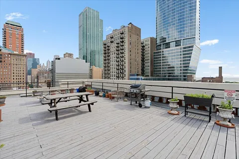 a view of a city from a terrace