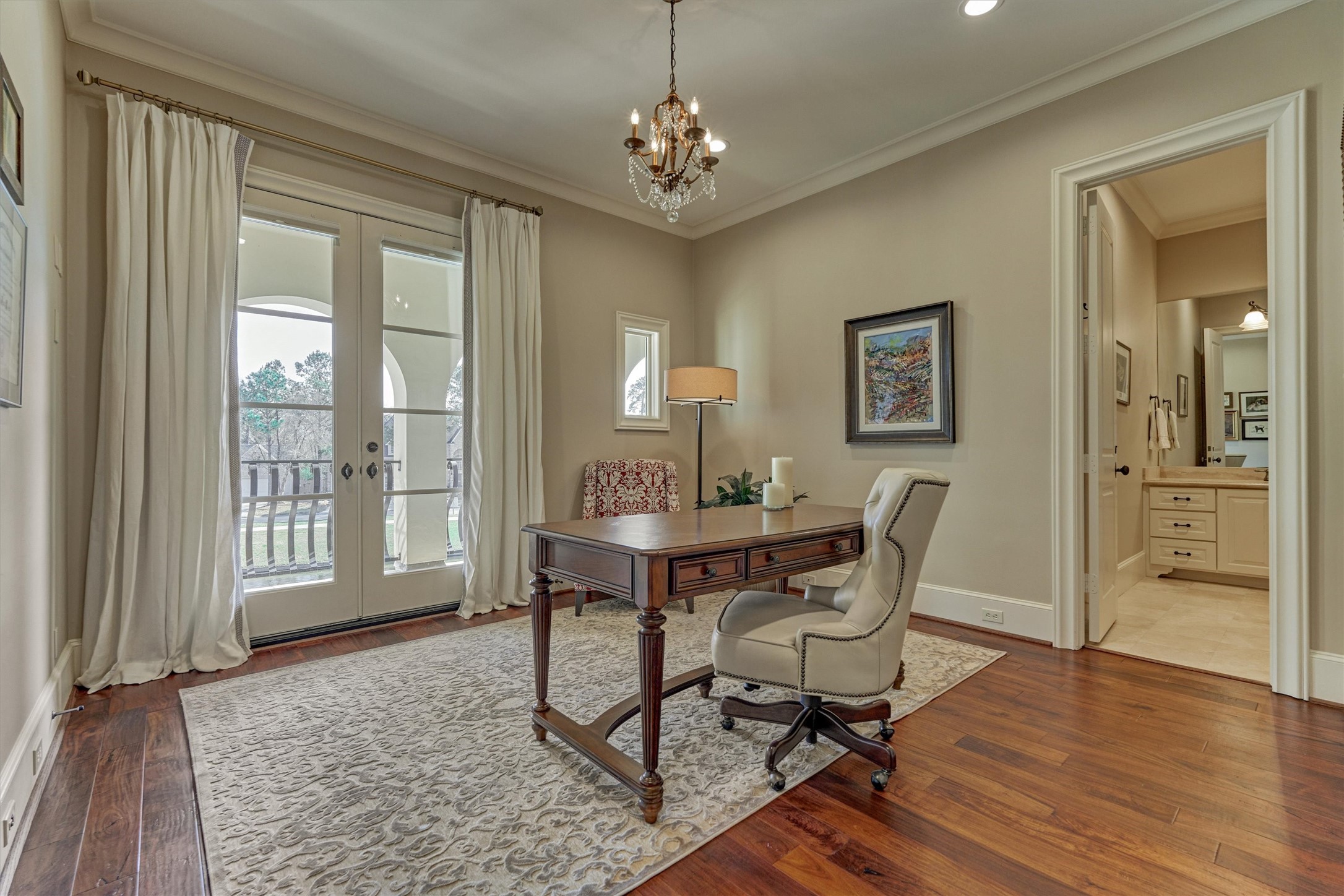 3 Dorset Square Spring, TX 77381 - Photo 25 of 50 Ensuite bedroom or second office on second floor with balcony access.