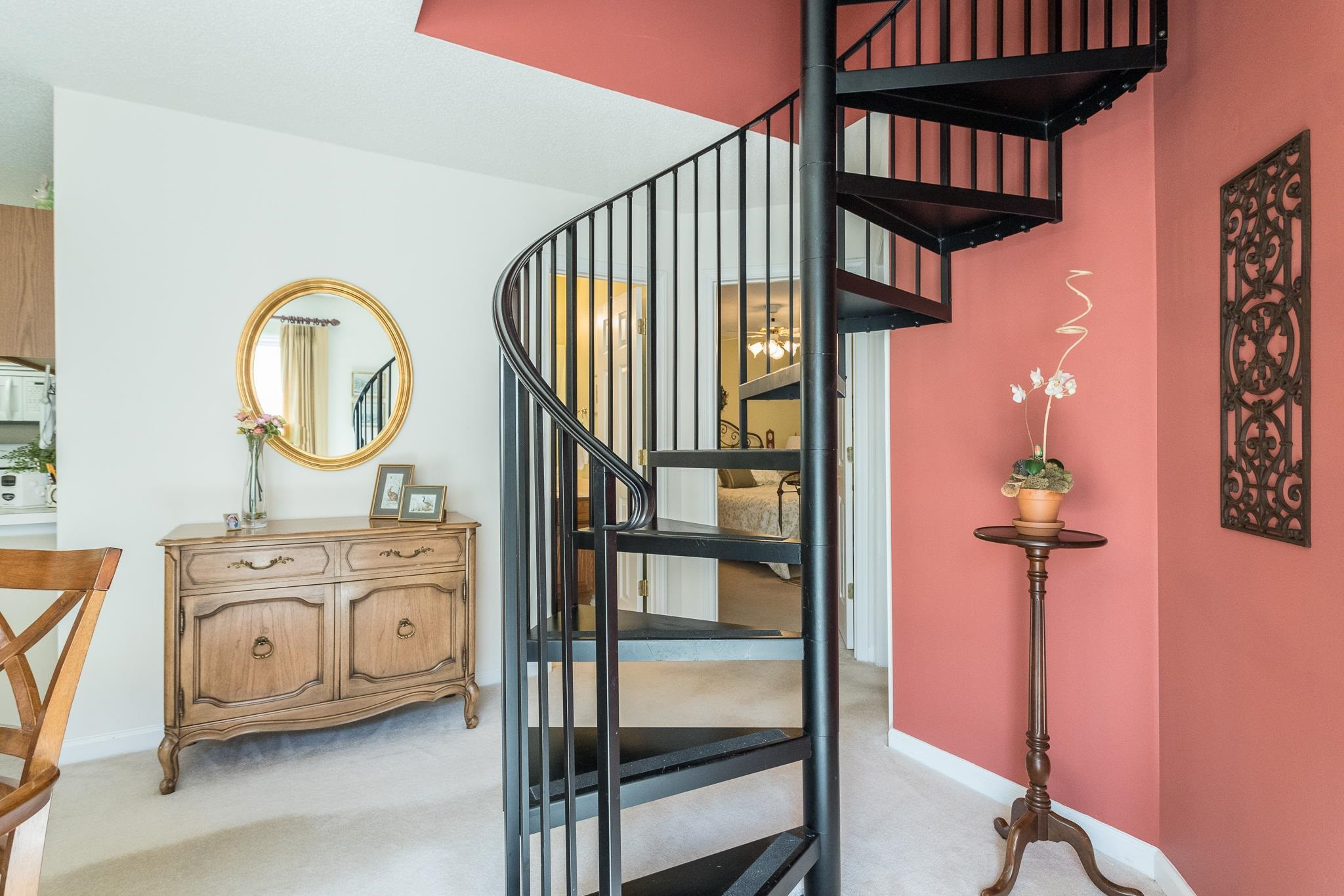 9004 Shallcross Way Raleigh, NC 27617 - Photo 16 of 31 Spiral Staircase