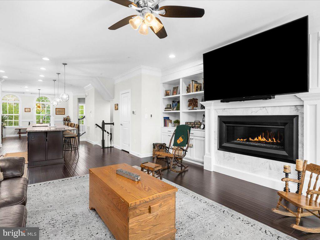 7822 Patterson Way Hanover, MD 21076 - Photo 10 of 35 Gas Fireplace!