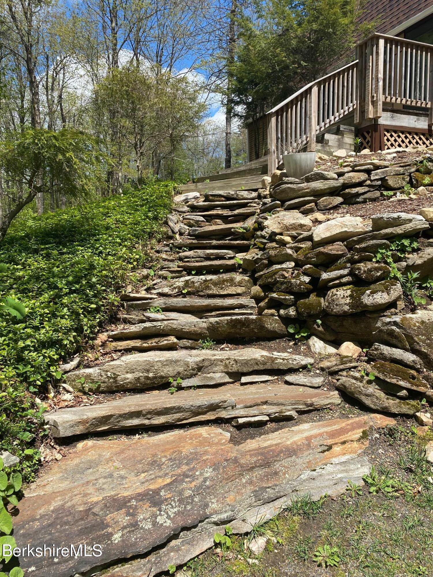 24 Andes Road Peru, MA 01235 - Photo 4 of 56 a view of street with wooden stairs
