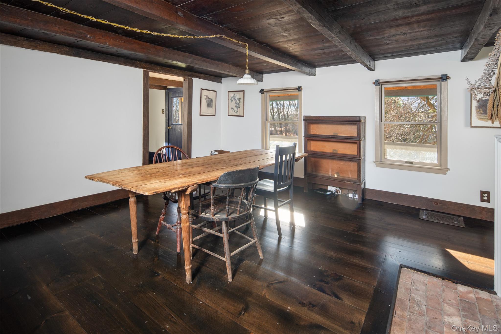 689 South Mountain Road New City, NY 10956 - Photo 6 of 28 a view of a dining room with furniture and wooden floor