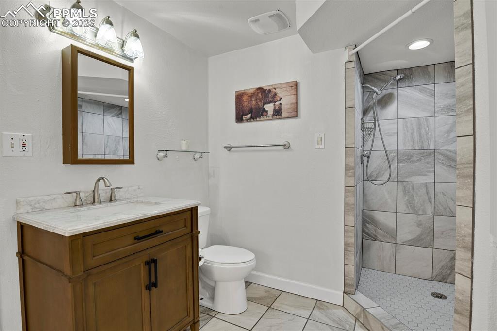 286 Ridge Road Divide, CO 80814 - Photo 7 of 27 a bathroom with a sink toilet and shower