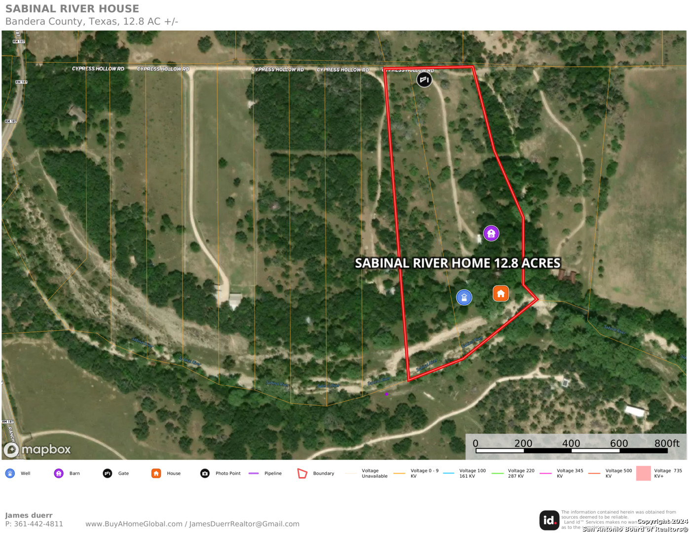 412 Lebouf Road Utopia, TX 78884 - Photo 25 of 42 a bird view of a garden