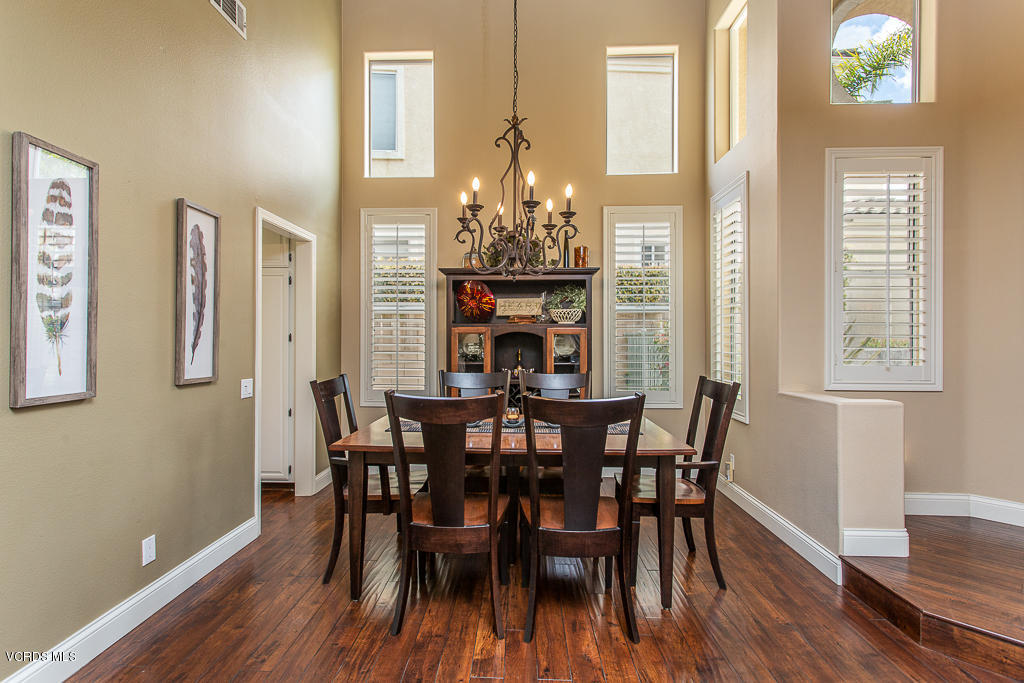 11249 Shadyridge Road Moorpark, CA 93021 - Photo 11 of 48 a view of a dining room with furniture window and wooden floor
