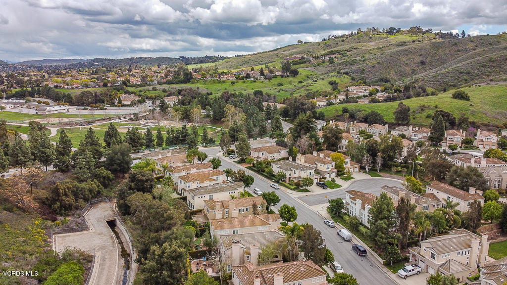 11249 Shadyridge Road Moorpark, CA 93021 - Photo 41 of 48 an aerial view of a city with lots of residential buildings