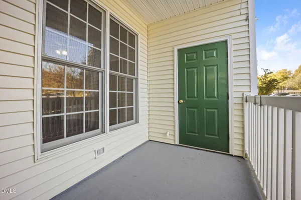 a view of front door