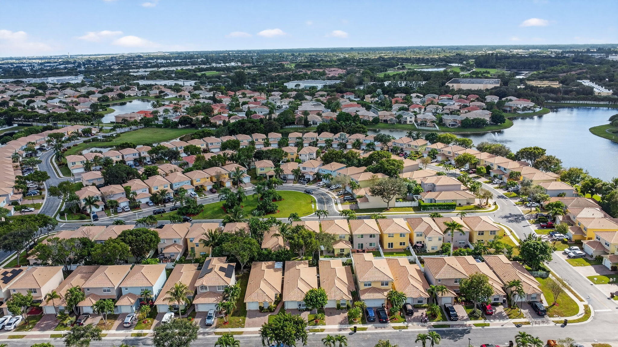3386 Commodore Court West Palm Beach, FL 33411 - Photo 66 of 79 an aerial view of residential houses with outdoor space
