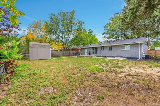 a house view with a garden space