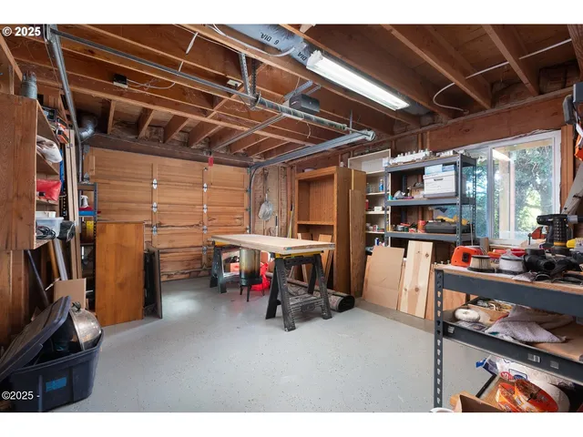 a view of storage and utility room