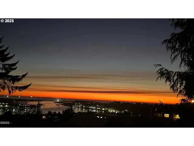 a view of city and mountain