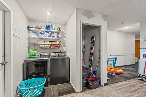 a view of storage and utility room
