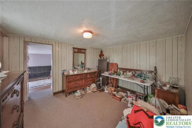 a room with furniture and a table