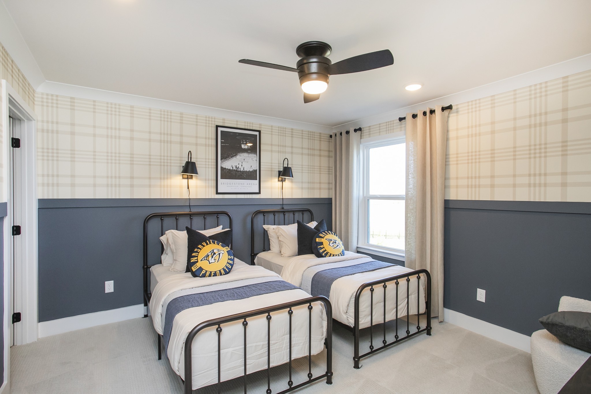 545 Scarlet Oak Road Lebanon, TN 37090 - Photo 33 of 36 a bedroom with two beds and windows