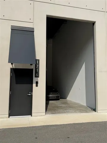 a view of a entryway door