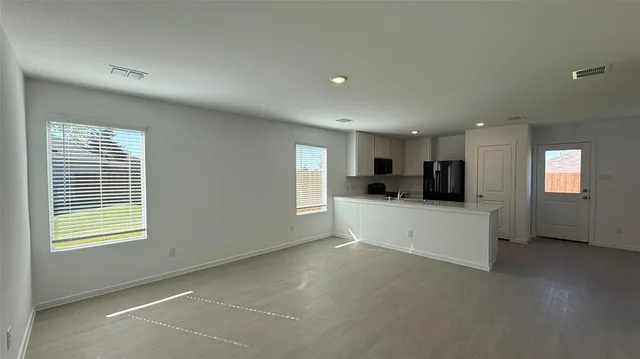 an empty room with a empty space