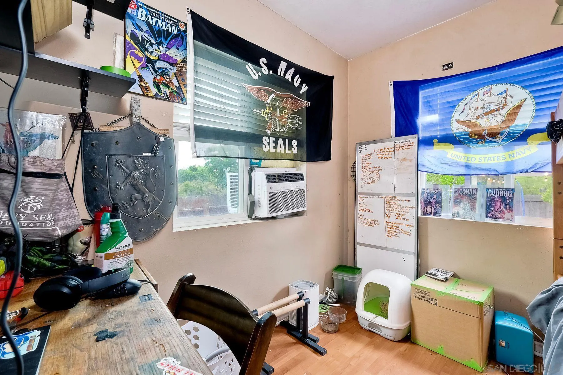 9428 Prospect Avenue Santee, CA 92071 - Photo 19 of 23 a view of a workspace with furniture and a window