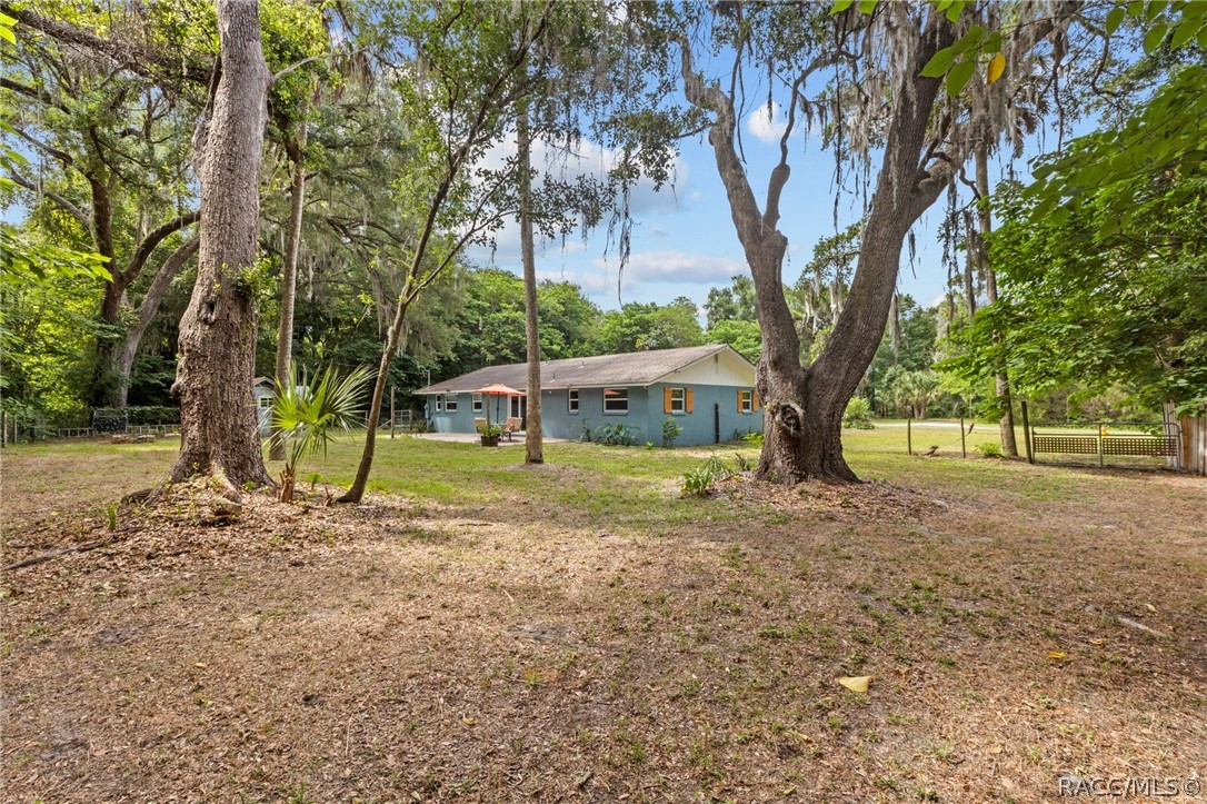 107 Allen Avenue Inglis, FL 34449 - Photo 25 of 36 a view of a yard with a tree