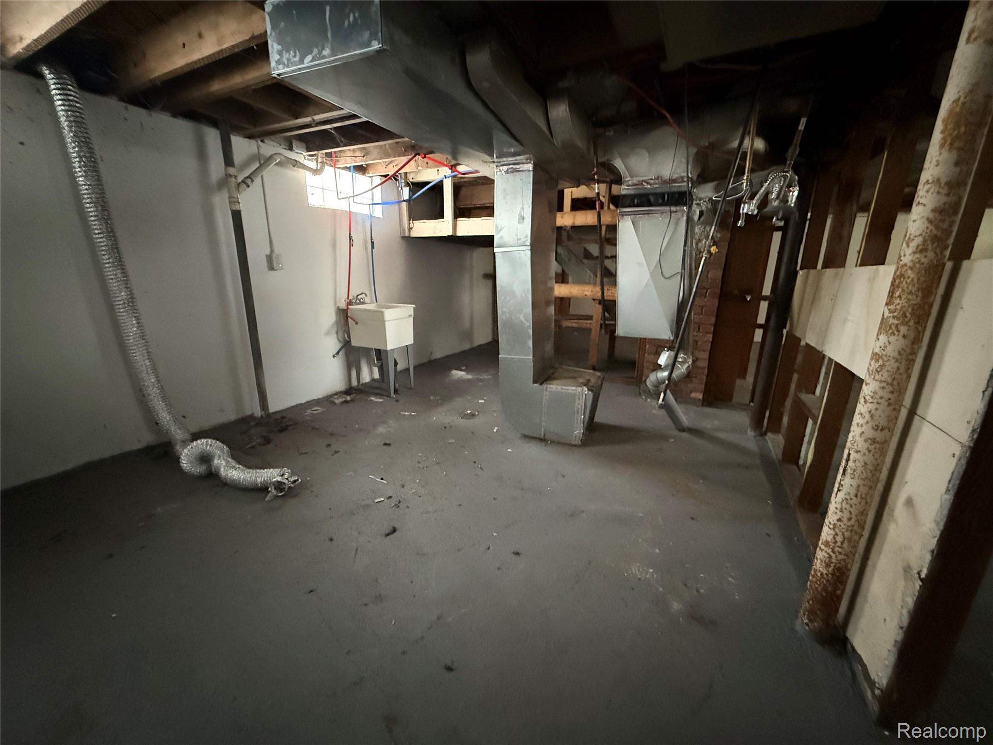8864 Heyden Detroit, MI 48228 - Photo 14 of 16 Basement with a sink