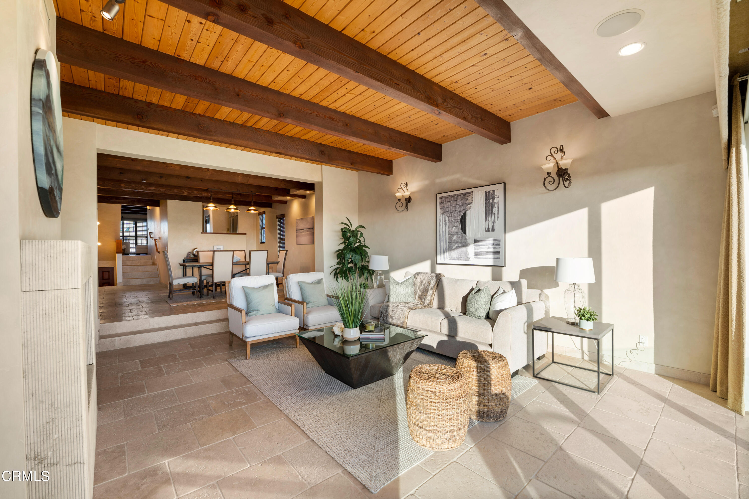209 Ocean Drive Oxnard, CA 93035 - Photo 20 of 49 a living room with furniture and a chandelier