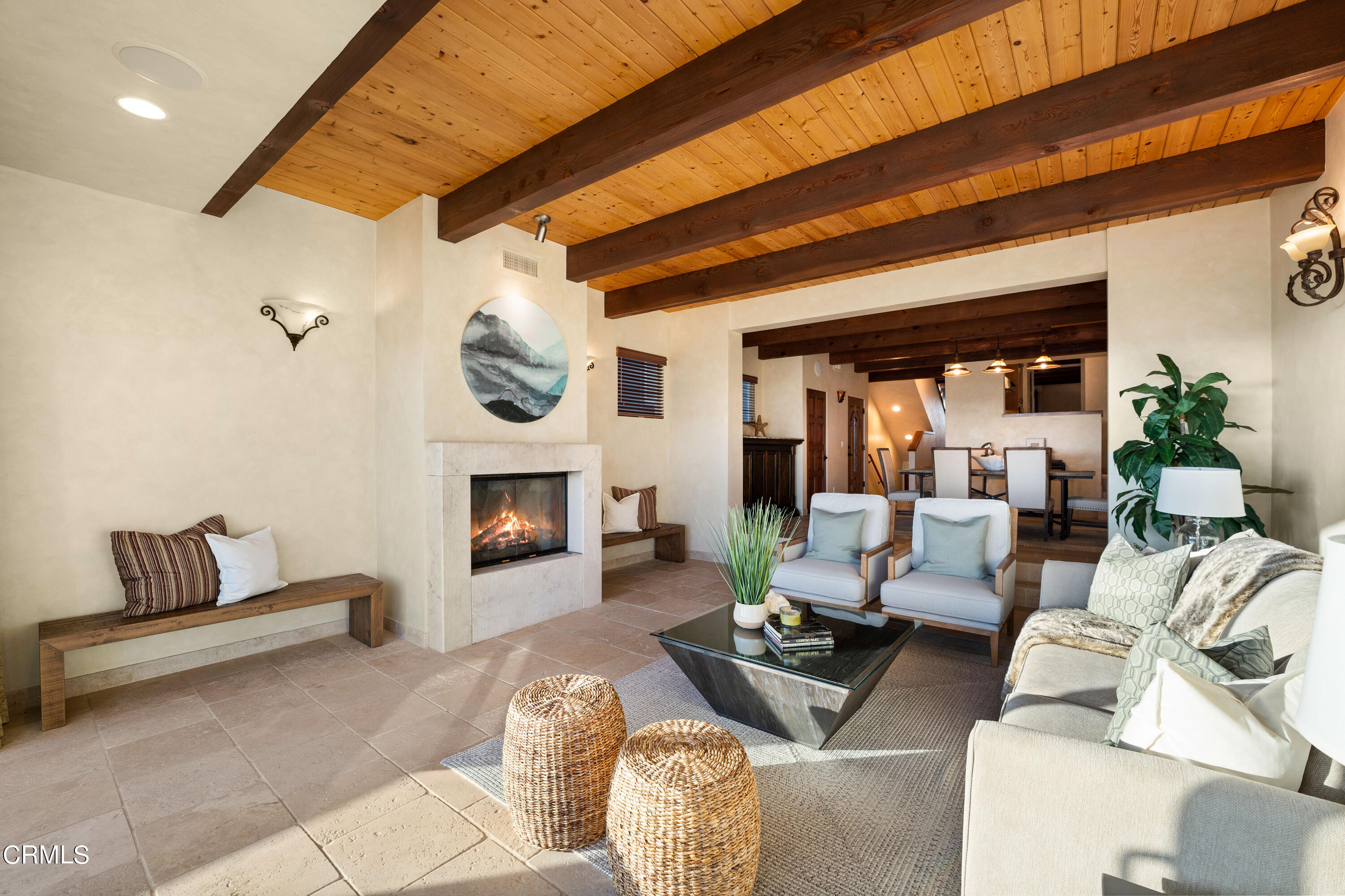 209 Ocean Drive Oxnard, CA 93035 - Photo 7 of 49 a living room with furniture and a fireplace