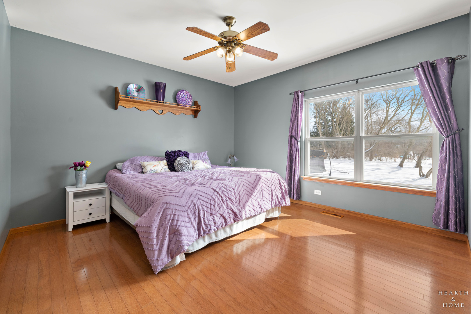 10514 Ridge Lane Marengo, IL 60152 - Photo 23 of 51 a bedroom with a bed and a large window