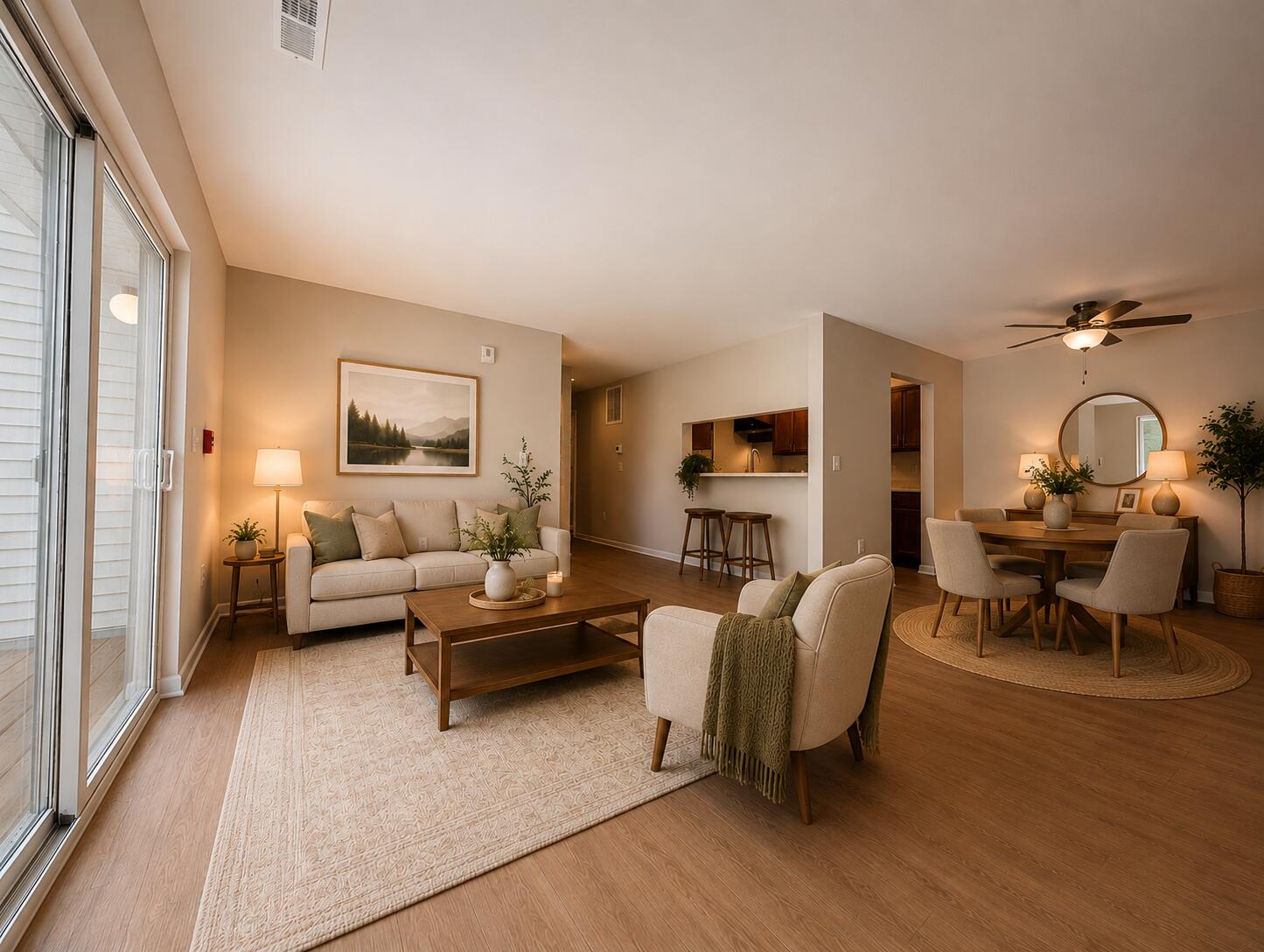 1011 South 2nd Street, Unit 11 Delavan, WI 53115 - Photo 6 of 25 Living Room Virtually Staged
