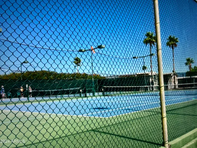 a view of a golf course