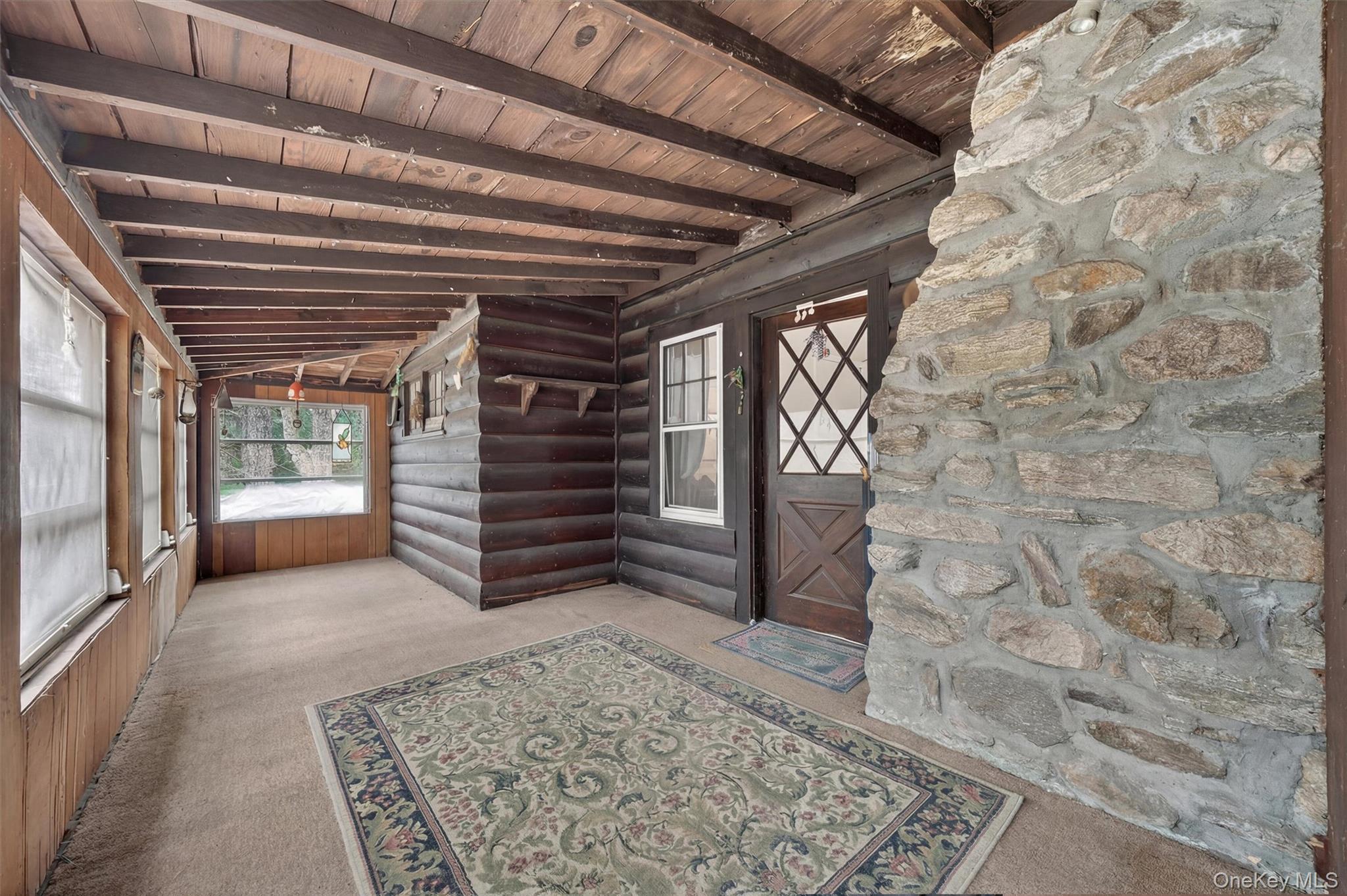 13 Perry Trail Carmel, NY 10512 - Photo 4 of 49 Main entrance through a cozy, enclosed porch filled with rustic character