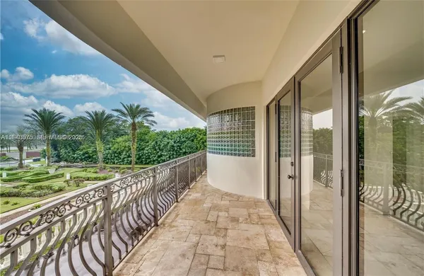 a view of a porch