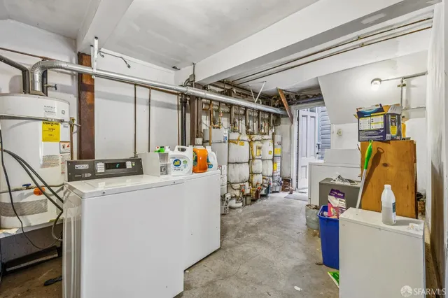 a view of a bike garage