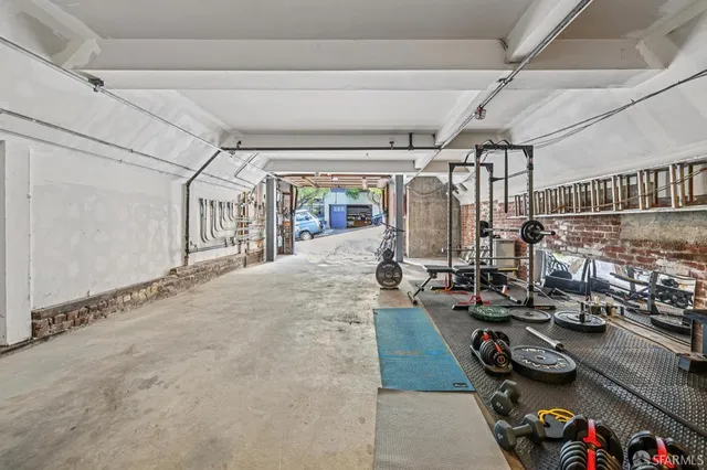 a view of a balcony with chairs