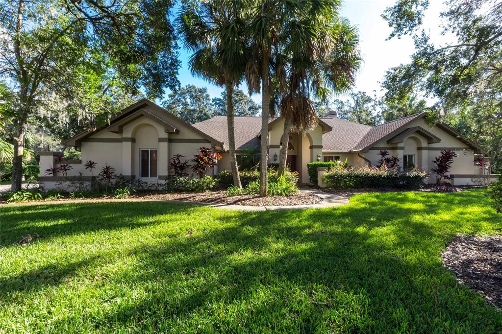 911 Centerbrook Drive is setback about 80' from the street