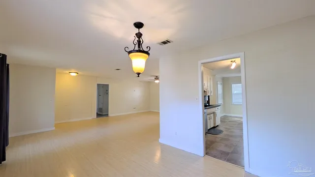 wooden floor in an empty room