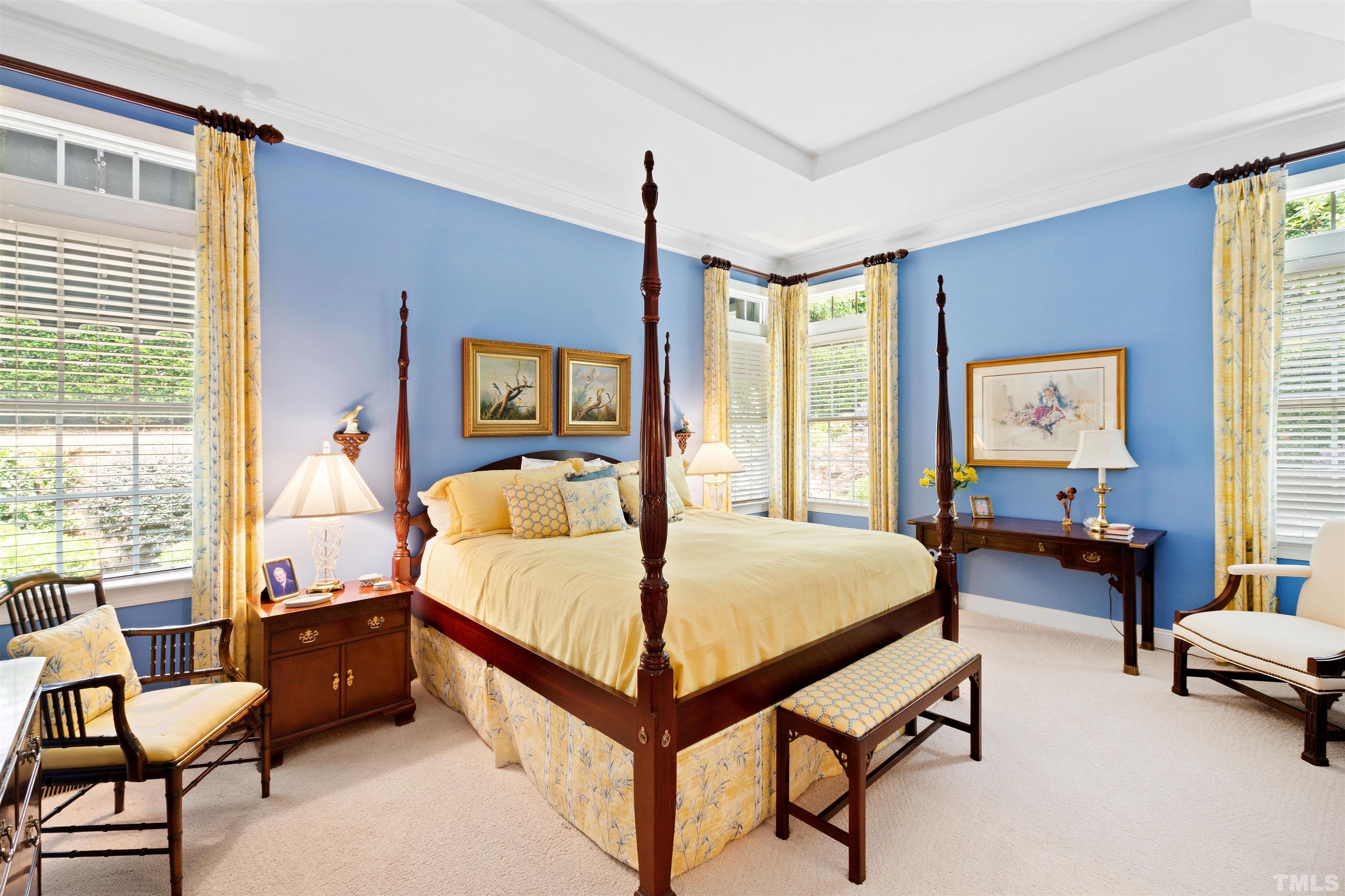 306 Lake Boone Trail Raleigh, NC 27608 - Photo 25 of 55 a bed room with a bed and a chair