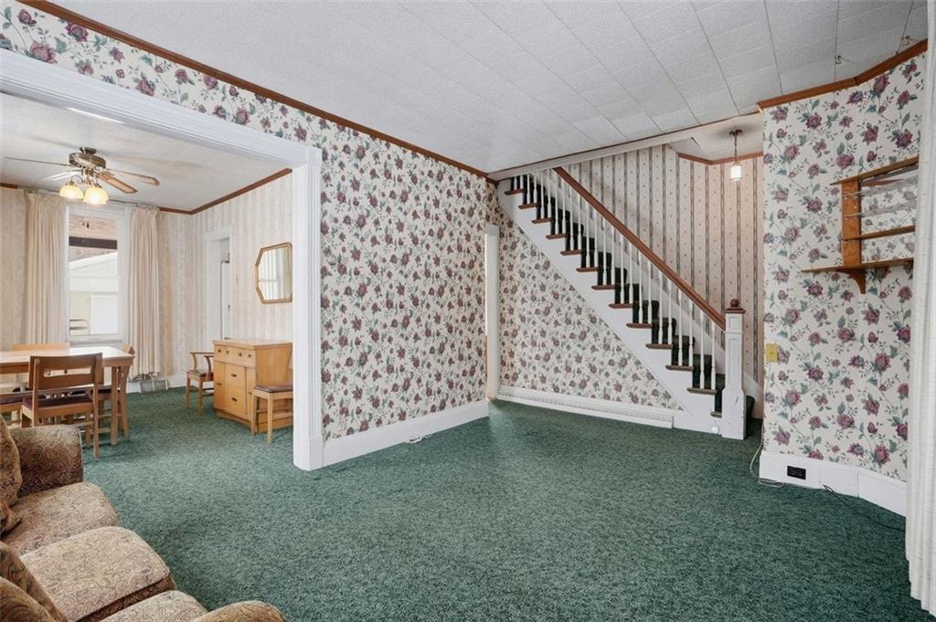 221 Kay Street Wampum, PA 16157 - Photo 12 of 39 a view of entryway with stairs